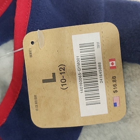 𝅺NWT Crazy 8 1/4 Zip Fleece Pullover Sweatshirt Size 10-12 - Picture 6 of 7